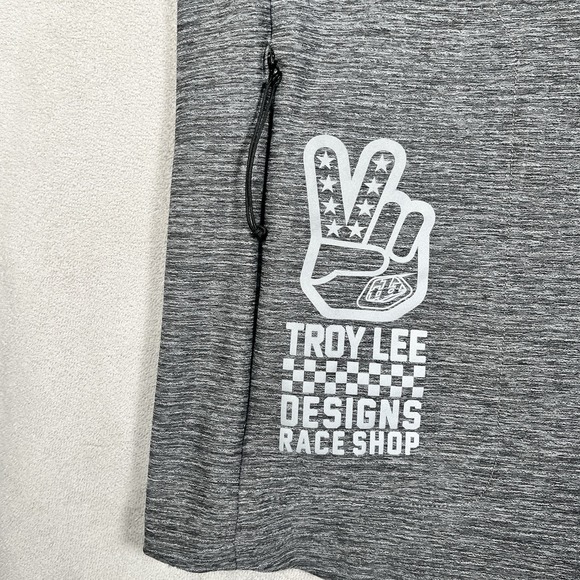 Troy Lee Designs TLD Skyline Air Short Sleeve Jersey Men L Light Moka Shirt-EUC - Picture 5 of 9